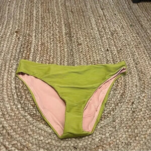 J crew bikini bottom XXL Ribbed high rise cheeky bikini